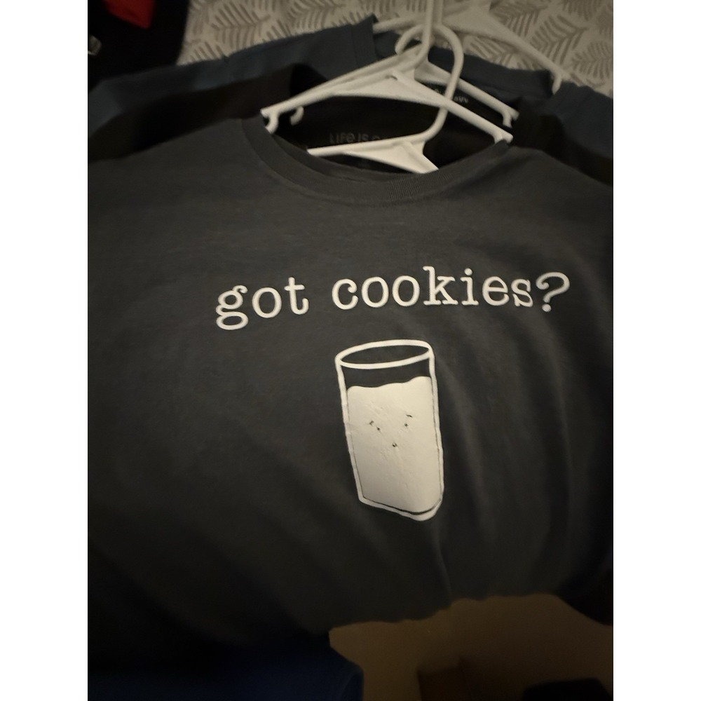 Got Cookies? T-Shirt Short Sleeve Gray XL